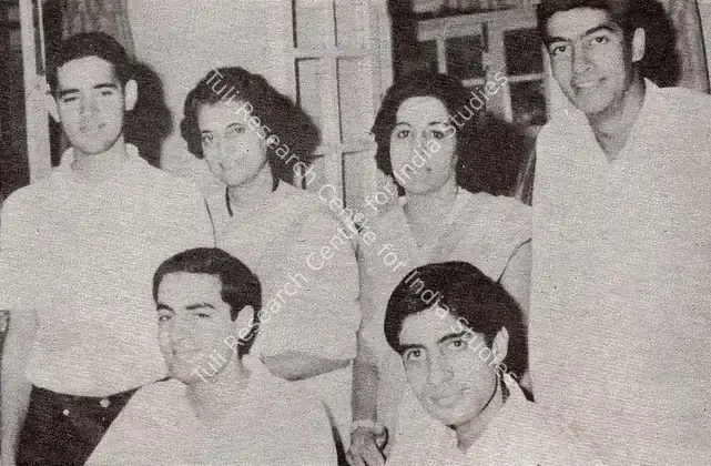 Unknown (Photographer). With the  Gandhis. mid 1950s | Contemporary Photograph, The Bachchans, 2024 | CinemaEducation | 00506290