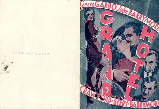 Goulding, Edmund (Director), Grand Hotel, 1932 | Handbill | CinemaEducation | 00893890
