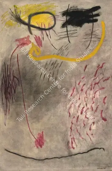 Dhawan, Rajendra (Artist). Untitled. Oil on canvas, 1968 | Painting | FineArts | 00334592