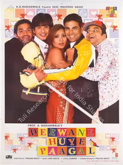 Nadiadwala, Firoz A. (Producer), Deewane Huye Paagal, 2005 | Full Sheet Poster | CinemaEducation | 00769895