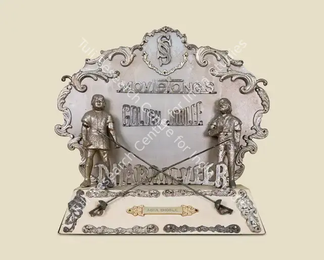 Desai, Subhash (Producer), Dharam Veer, 1977. Golden Jubilee Trophy to Movietones' Dharamveer | Jubilee Trophy | CinemaEducation | 00842263