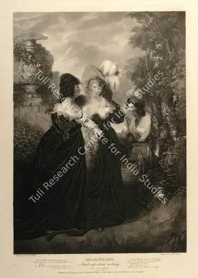 Hamilton, After William (Artist). Much Ado About Nothing -  Act III, Scene I. 1790 | Aquatint | PopCulture | 00092188