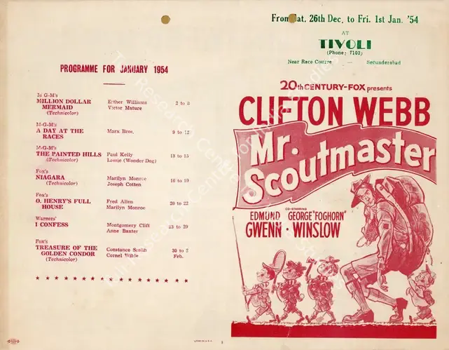 Levin, Henry (Director), Mister Scoutmaster, 1953 | Handbill | CinemaEducation | 00894265