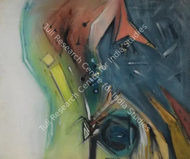 Parvez, Ahmed (Artist). Abstract. Oil on canvas, 1962 | Painting | FineArts | 00898817