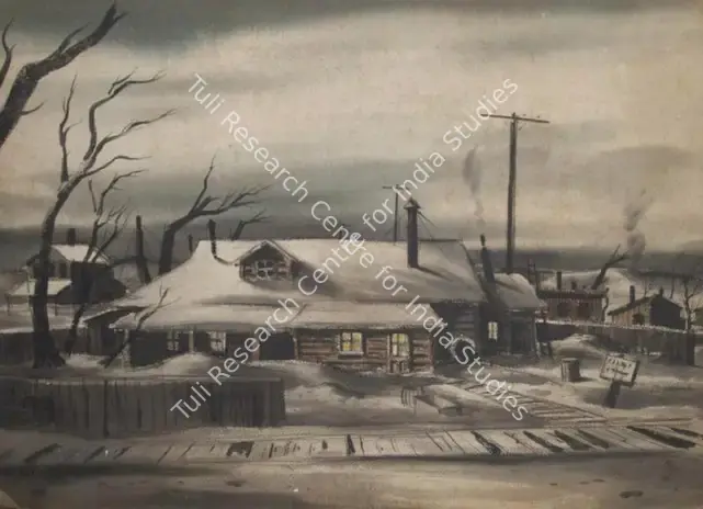 Capra, Frank (Producer), It's A Wonderful Life, 1946 | Set Design Painting | CinemaEducation | 00790096