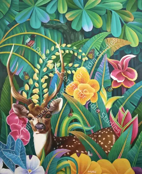 Nagapuzha, Murali (Artist). Untitled. Oil on canvas, n.d. | Painting | EconomicsArt | 00870255