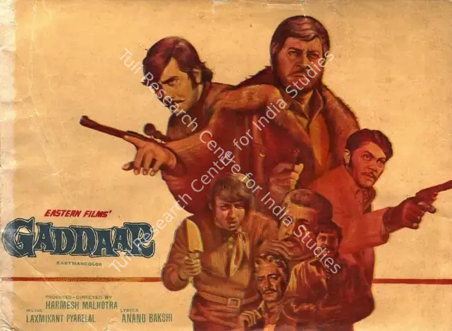 Malhotra, Harmesh (Producer), Gaddaar, 1973 | Song-Synopsis Booklet | CinemaEducation | 00864384