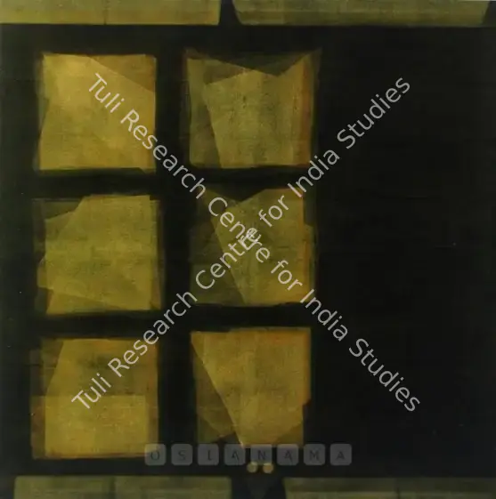 Pushkale, Manish (Artist). Ardhanarishwar. Oil on canvas, 2004 | Painting  | 00881086