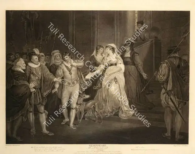 Wheatley, After Francis (Artist). All's Well That Ends Well - Act V, Scene III. 1794 | Aquatint | PopCulture | 00092130