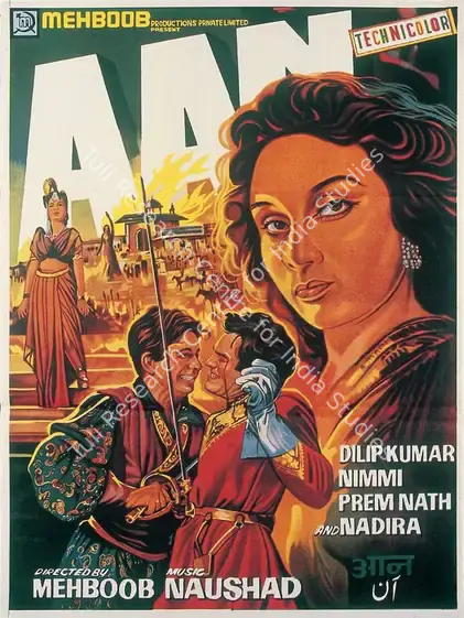 Mehboob (Producer), Aan, 1952 | Full Sheet Poster | CinemaEducation | 00770535