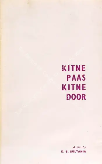 Sultania, D.S. (Producer), Kitne Paas Kitne Door, 1976 | Song-Synopsis Booklet | CinemaEducation | 00865538