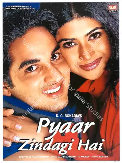 Bokadia, K.C. (Producer), Pyaar Zindagi Hai, 2001 | Full Sheet Poster | CinemaEducation | 00769157