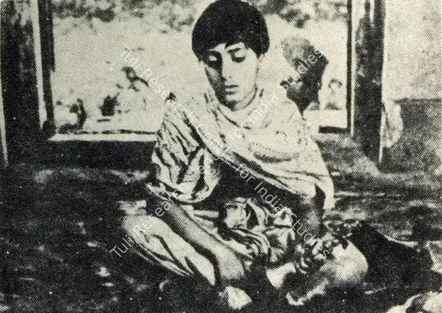 Mitra, Subrata (Cinematographer), Pather Panchali, 1955. Performing as a Priest | Photographic Still, Journal of Arts & Ideas, January 1993 | CinemaEducation | 00710310