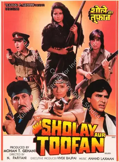 Gehani, Mohan T. (Producer), Sholay Aur Toofan, 1994 | Song-Synopsis Booklet | CinemaEducation | 00780364