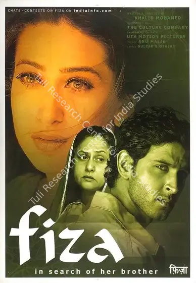 Guha, Pradeep (Producer), Fiza, 2000 | Full Sheet Poster | CinemaEducation | 00768808