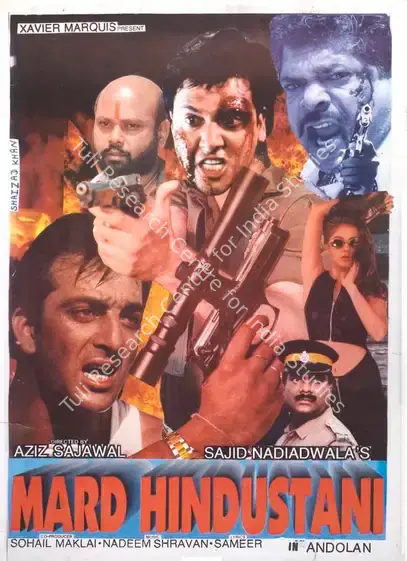 Nadiadwala, Sajid (Producer), Andolan, 1995 | Full Sheet Poster | CinemaEducation | 00768038