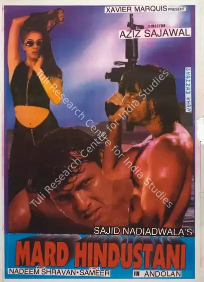 Nadiadwala, Sajid (Producer), Andolan, 1995 | Full Sheet Poster | CinemaEducation | 00768037