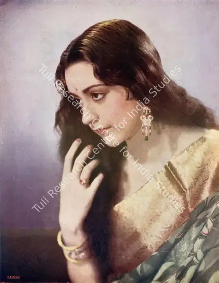 Neroy, D.B. (Artist), Naseem | Oleograph, February 1942, Filmindia, February 1942 | CinemaEducation | 00858364