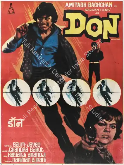 Irani, Nariman A. (Producer), Don, 1978 | Full Sheet Poster | CinemaEducation | 00766861