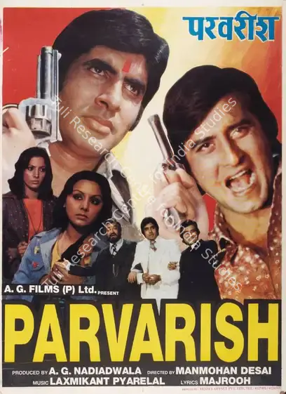 Nadiadwala, A.A. (Producer), Parvarish, 1977 | Full Sheet Poster | CinemaEducation | 00766825