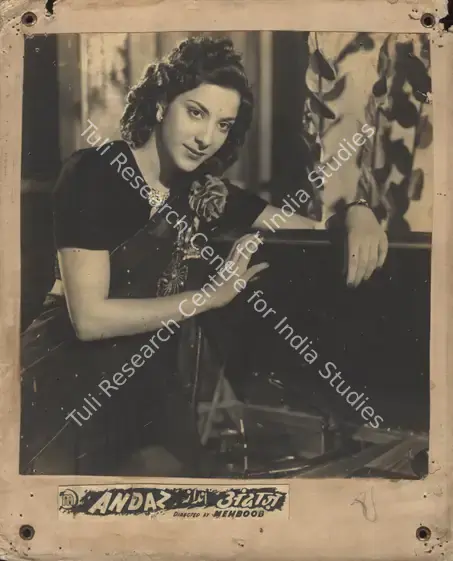 Irani, Faredoon A. (Cinematographer), Andaz, 1949 | Photographic Still Mounted on Lobby Card | CinemaEducation | 00764616