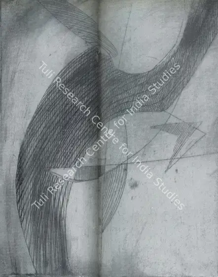 Kar, Amina (Artist). Butterflies. n.d. | Marg, December 1956 | Painting | FineArts | 00674029