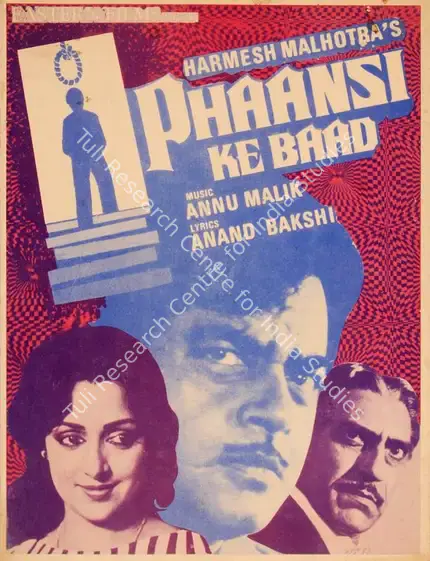Malhotra, Harmesh (Producer), Phaansi Ke Baad, 1985 | Song-Synopsis Booklet | CinemaEducation | 00779931