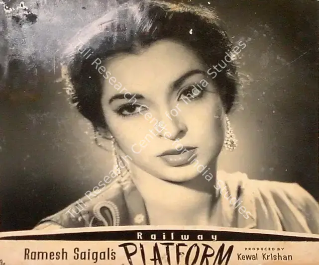 Dronacharya (Cinematographer), Railway Platform, 1955 | Lobby Card | CinemaEducation | 00825770