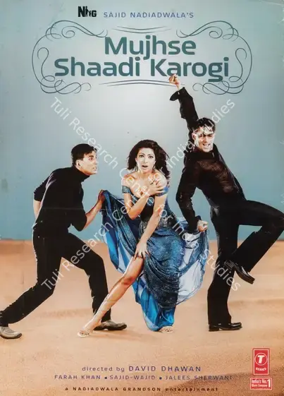 Nadiadwala, Sajid (Producer), Mujhse Shaadi Karogi, 2004 | Full Sheet Poster | CinemaEducation | 00769761