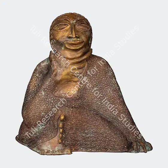 Mukherjee, Meera (Artist). Chintabid (Thinker). Bronze, 1973 | Sculpture | FineArts | 00417158