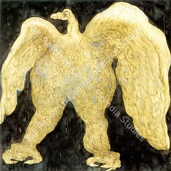 Chowdhury, Jogen (Artist). The Bird. Pen and ink and watercolour, heightened with bodycolour on paper laid down on panel, 1976 | Painting | FineArts | 00373532