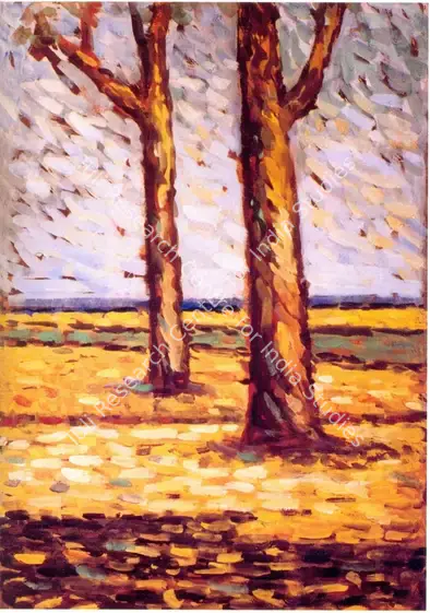 Roy, Jamini (Artist). Landscape. Gouache on card, 1920s | Painting  | 00878254