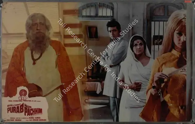 Reddy, V.N. (Cinematographer), Purab Aur Pachhim, 1970 | Lobby Card | CinemaEducation | 00787536