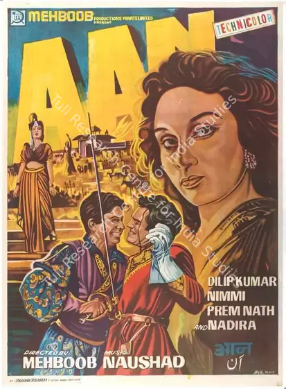 Mehboob (Producer), Aan, 1952 | Full Sheet Poster | CinemaEducation | 00770537
