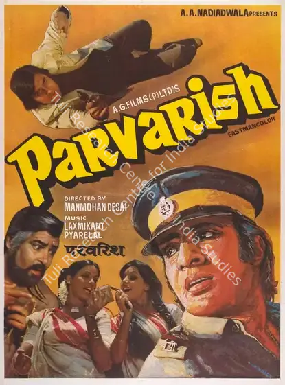 Nadiadwala, A.A. (Producer), Parvarish, 1977 | Full Sheet Poster | CinemaEducation | 00766822