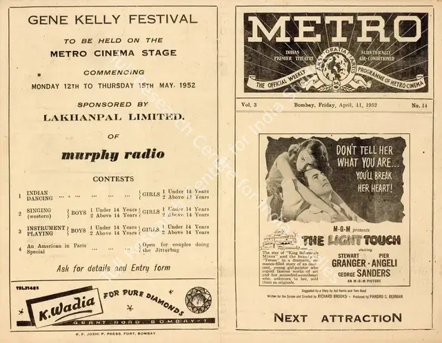 Brooks, Richard (Director), The Light Touch, 1951 | Handbill | CinemaEducation | 00894026