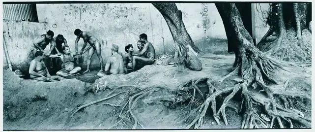 Rai, Raghu (Photographer). Wrestlers, Calcutta. Ilford-Multigrade RC– Pearl Warmtone, 2004 | Contemporary Photograph | Photography | 00114937