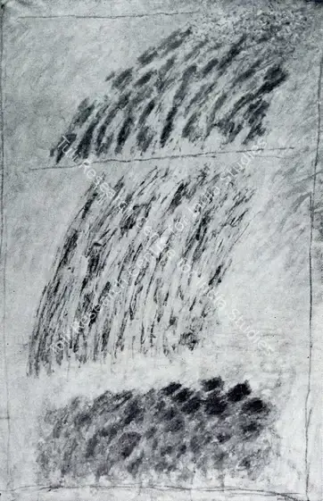 Dhawan, R.K. (Artist). Untitled. Oil on canvas, 1974 | Pictorial Space, 1978 | Painting | FineArts | 00149537