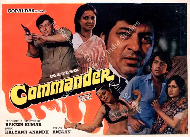 Kumar, Rakesh (Producer), Commander, 1981 | Song-Synopsis Booklet | CinemaEducation | 00863812
