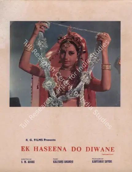 Zaveri, Kantibhai (Producer), Ek Hasina Do Diwane, 1972 | Photographic Still Mounted on Lobby Card | CinemaEducation | 00764937