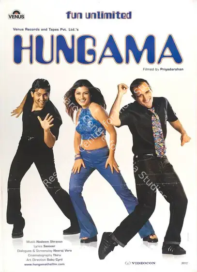 Galani, Pooja (Producer), Hungama, 2003 | Full Sheet Poster | CinemaEducation | 00769432