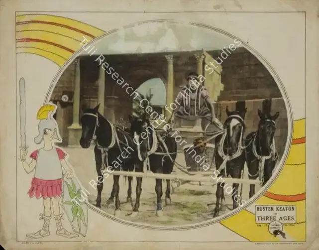 Cline, Edward F. (Director), Three Ages, 1923 | Lobby card | CinemaEducation | 00790006