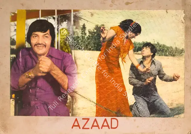 Chakravorty, Pramod (Producer), Azaad, 1978 | Photographic Still Mounted on Lobby Card | CinemaEducation | 00764667
