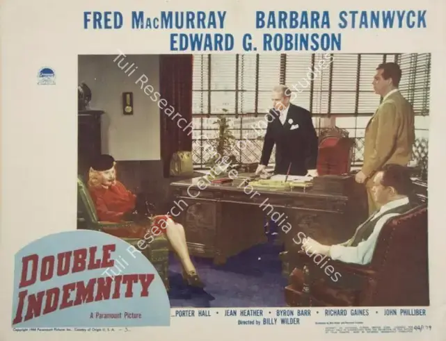 Wilder, Billy (Director), Double Indemnity, 1944 | Lobby Card | CinemaEducation | 00790207