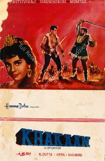 Bhojwani (Producer), Khakaan, 1965 | Song-Synopsis Booklet | CinemaEducation | 00865415