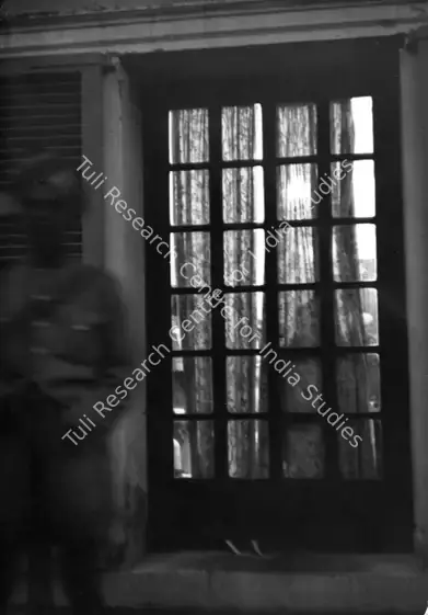 Cartier-Bresson, Henri (Photographer). A curtained view of Gandhiji's room, 30 January 1948. Silver Gelatin Print, 1948 | Contemporary Photograph | Photography | 00113004
