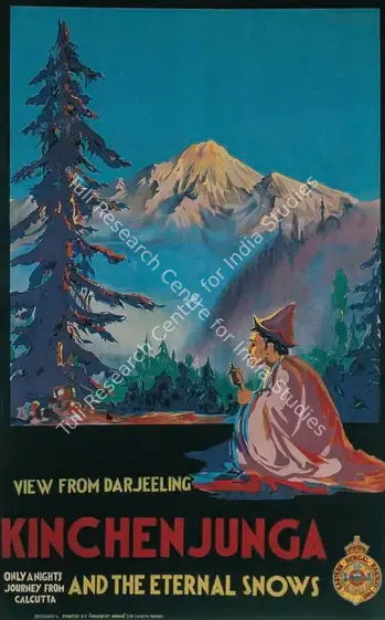 Kinchenjunga - And the Eternal Snows. Lithographic print on paper | Travel Publicity Related Art & Poster | PopCulture | 00092910