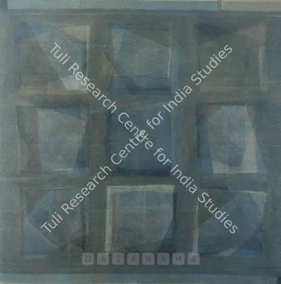 Pushkale, Manish (Artist). Samayik. Oil on canvas, 2004 | Painting  | 00880009