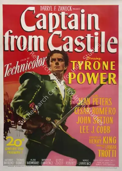Garginlo (Poster Designer), Captain from Castile, 1947 | Poster | CinemaEducation | 00789529
