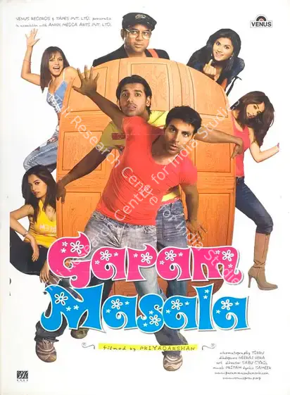 Jain, Ratan (Producer), Garam Masala, 2005 | Full Sheet Poster | CinemaEducation | 00769915